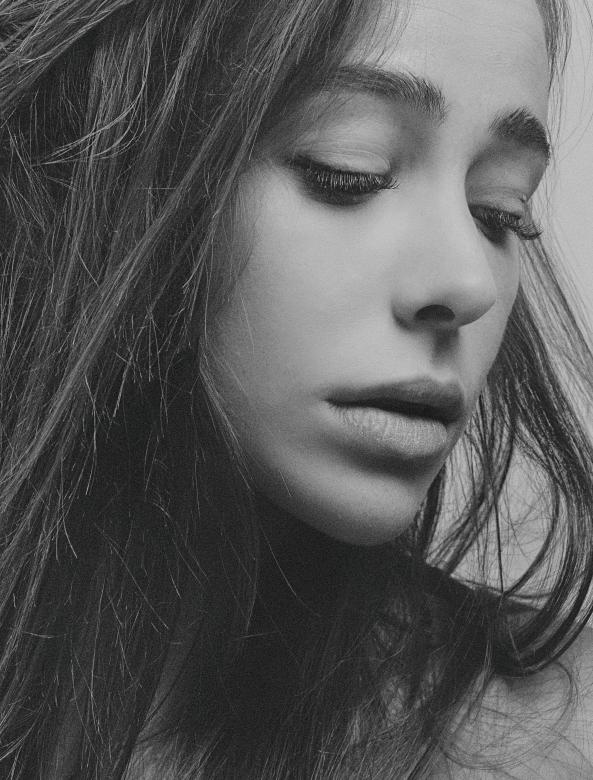 Free stock image of Female Model Portrait - Black and White created by Alexander Krivitskiy