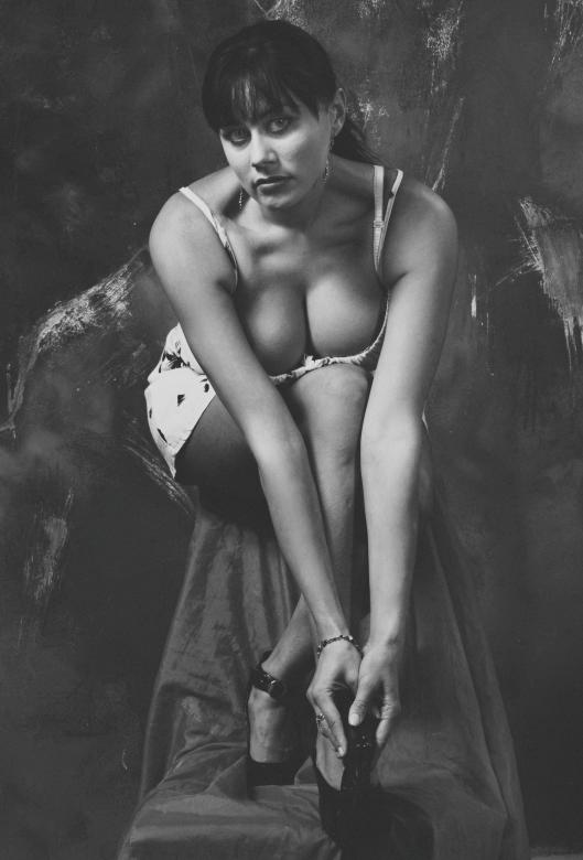 Free stock image of Beautiful Woman Model - Black and White created by Alexander Krivitskiy