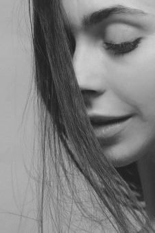 Free Stock Photo of Fashion Model Portrait - Close up