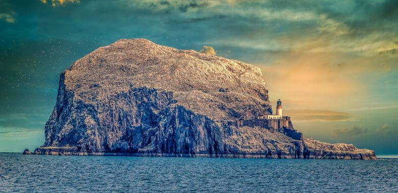 Free stock image of Bass Rock created by Abhishek Banik