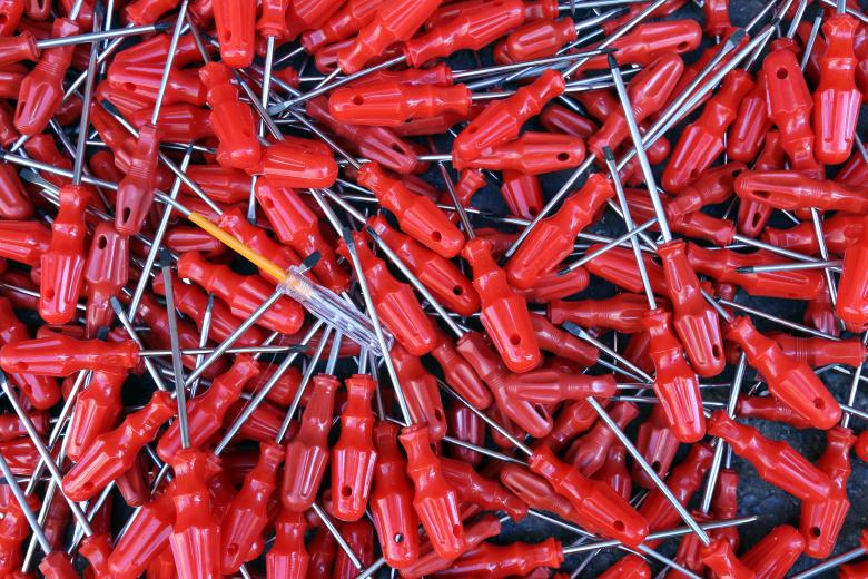 Free stock image of Pile of Red Screwdrivers created by Sahin Sezer Dincer