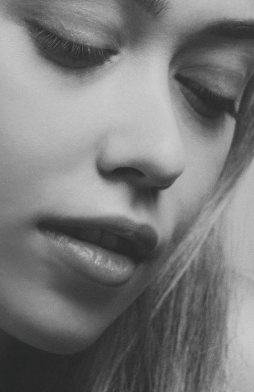Free stock image of Young Girl Face - Monochrome created by Alexander Krivitskiy