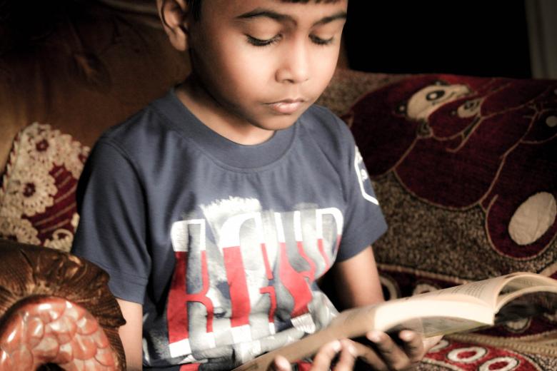 Free stock image of Young Boy Studying created by Moon  Bhuyan