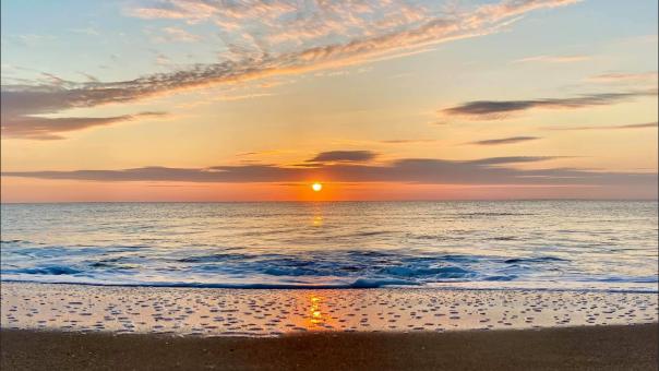 Beach Sunset View - Free Stock Photo