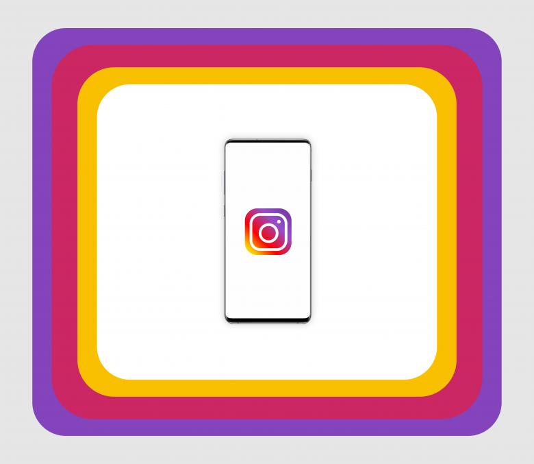 Free stock image of Instagram icon with mobile created by pramod