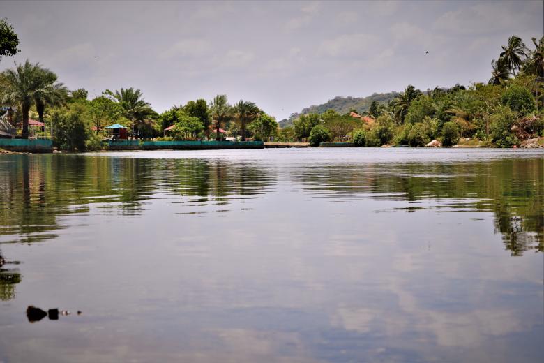 Free stock image of Mountain view with sea and beach created by mohamed aslam
