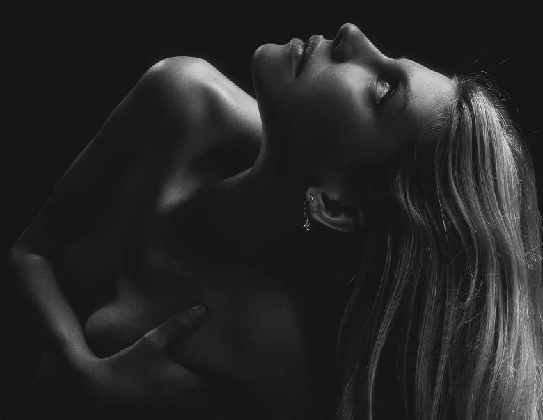 Free stock image of Model LowKey Portrait - Monochrome created by Alexander Krivitskiy