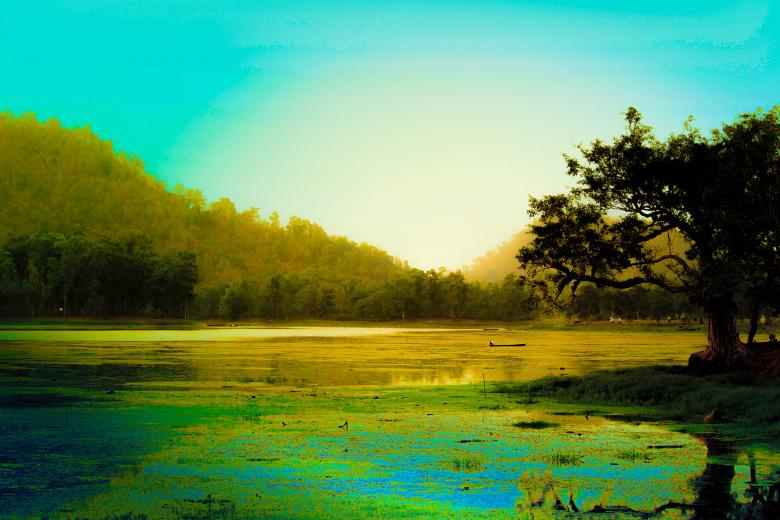 Free stock image of Nature Lake Colored created by Moon  Bhuyan