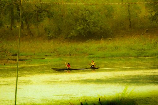 Canoe in the River