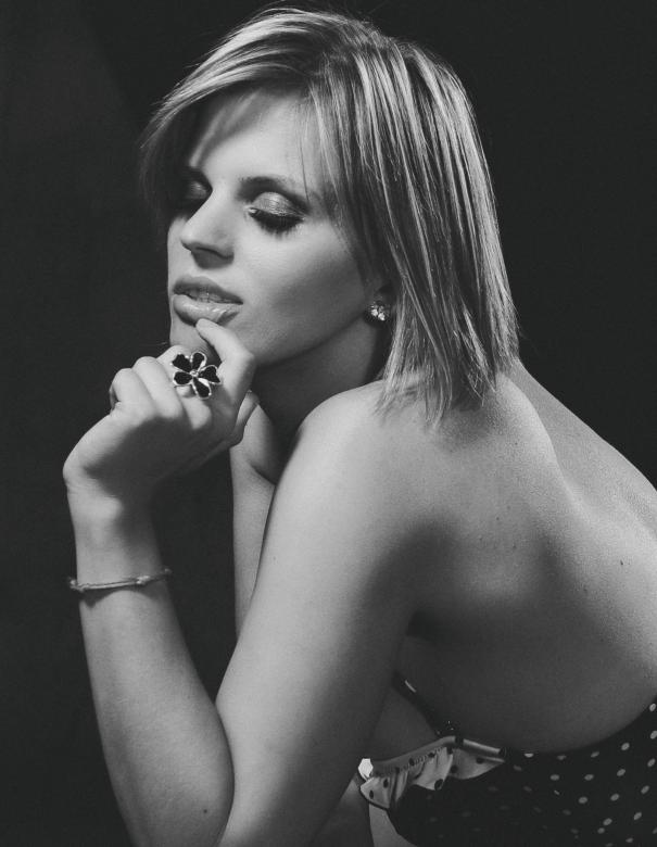 Free stock image of Fashion Model Monochrome Portrait created by Alexander Krivitskiy