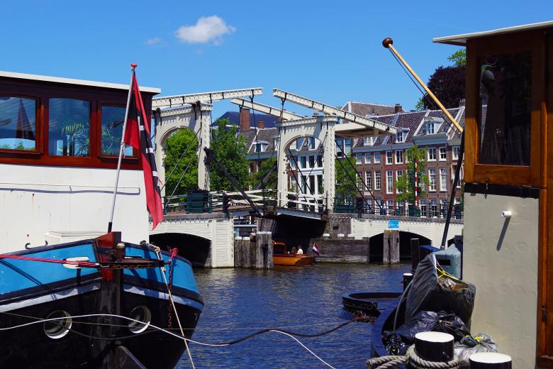 Free stock image of Along the Amstel Canal created by Hans Zeilstra