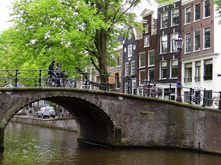 Canal Bridge in Amsterdam - Free Stock Photo