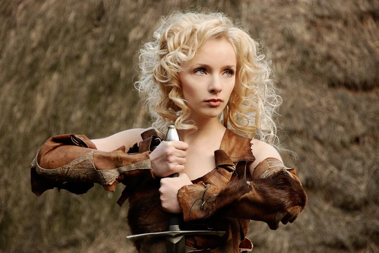 Free stock image of Warrior Girl created by Alexander Krivitskiy