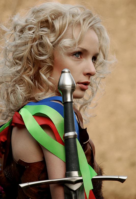 Free stock image of Girl with a Sword created by Alexander Krivitskiy