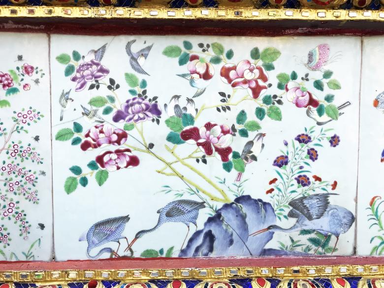 Free stock image of Mosaic from Buddhist Temple in Bangkok created by Dias Angela