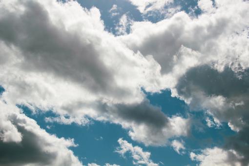 Free Stock Photo of Blue Cloudy Sky