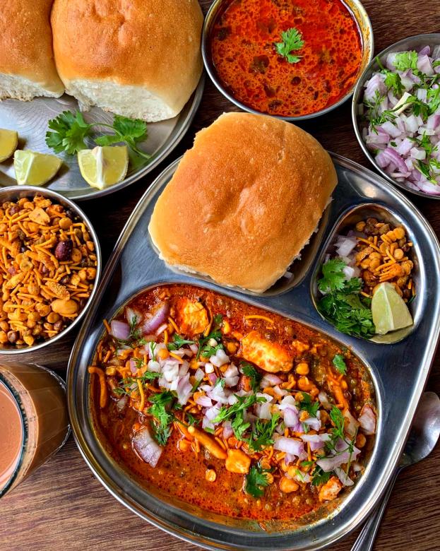 Free stock image of Homemade Spicy Misal Pav created by Vinay  Arora