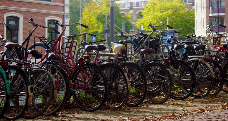Free stock image of Bicycles in Amsterdam created by Hans Zeilstra