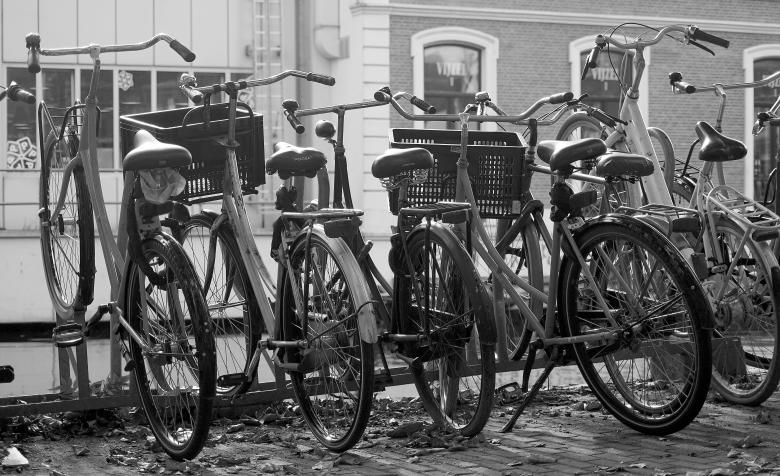 Free stock image of Old bicycles in Amsterdam created by Hans Zeilstra