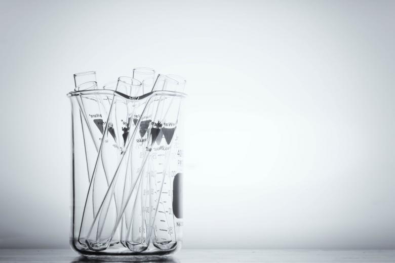 Free stock image of Test tubes in a beaker created by Geoffrey Whiteway