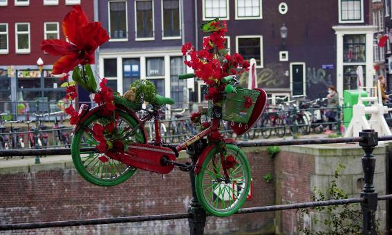 Bike Decoration in Amsterdam - Free Stock Photo