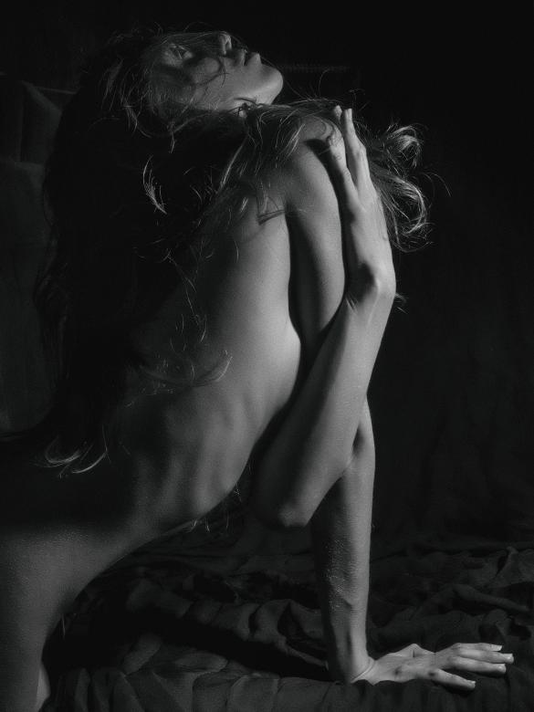 Free stock image of Naked Woman Posing - Monochrome created by Alexander Krivitskiy