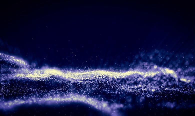 Free stock image of Abstract Background - Bright White Particles on Deep Blue created by Jack Moreh