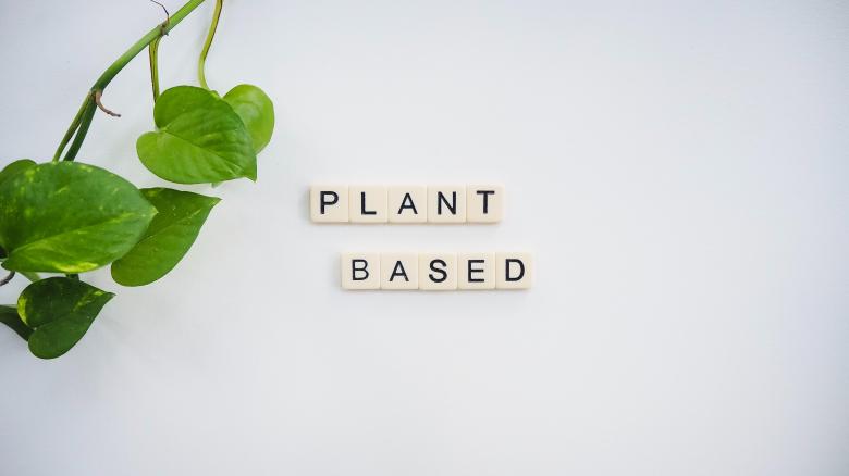 Free stock image of Plant based text block and leaves created by Vegan Liftz 
