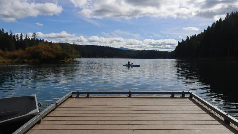 Free stock image of Dock at Clear Lake facing west created by Brian Walker