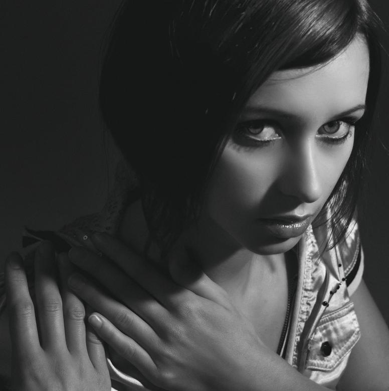 Free stock image of Girl Retro Portrait - Monochrome created by Alexander Krivitskiy