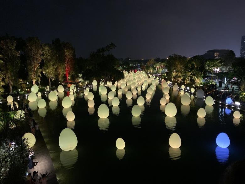 Free stock image of Colorful Bubbles at briten night created by SK