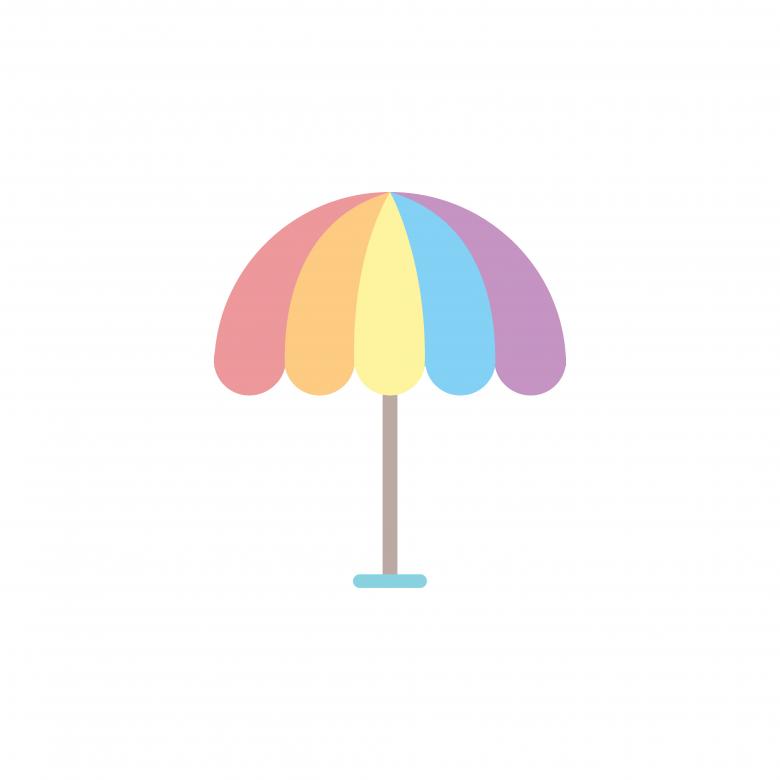 Free stock image of Umbrella Summer Clipart Vector Design Isolated created by Wisnu Adi Kurniawan