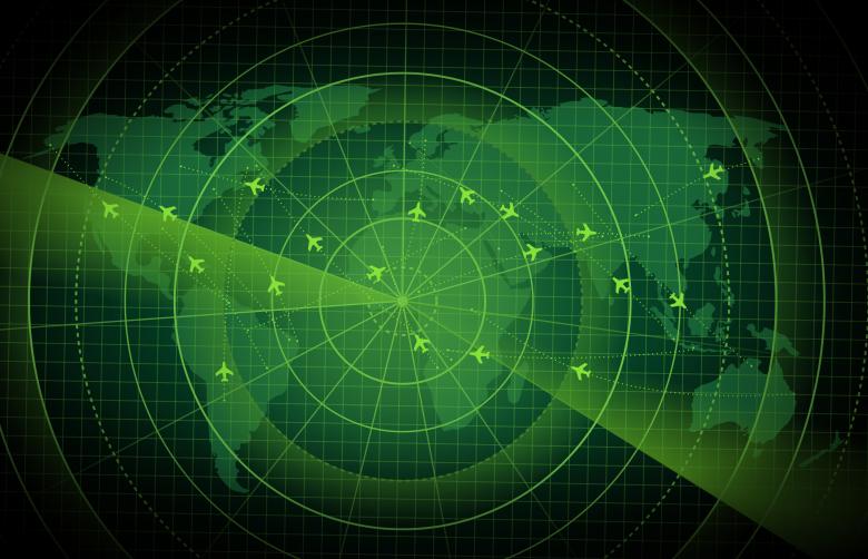 Free stock image of Bright Radar Display - Airplane Traces on Target created by Jack Moreh