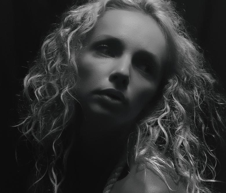 Free stock image of Blond Girl with Curls - Portrait created by Alexander Krivitskiy