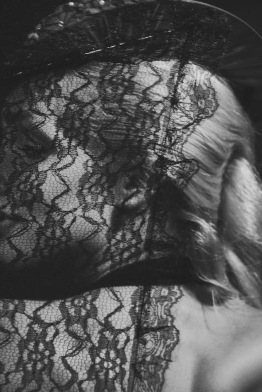 Free stock image of Girl with Shawl - Monochrome created by Alexander Krivitskiy