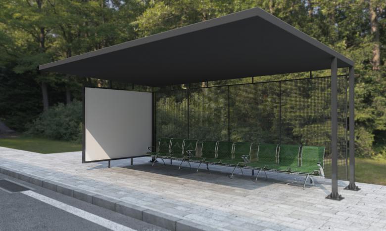 Free stock image of Mockup for Bus Shelter Billboard Ad created by Shahsoft Production