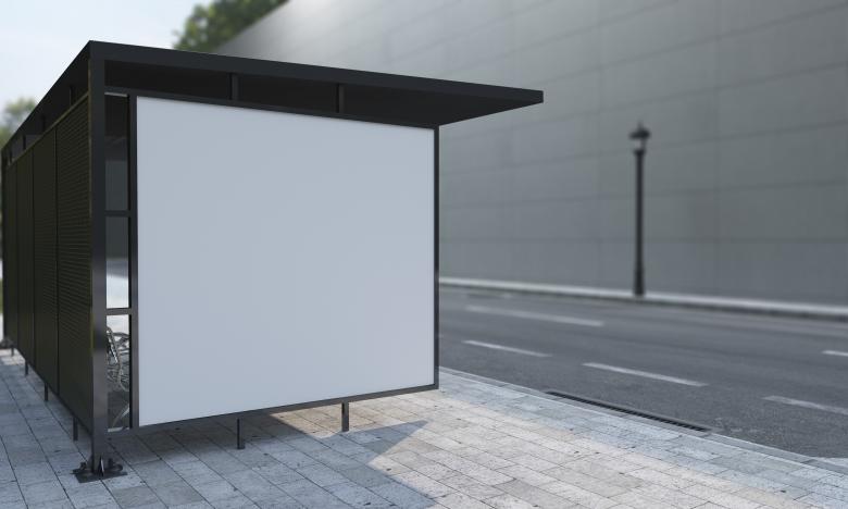 Free stock image of Mock-up for Busstop Advertisement created by Shahsoft Production