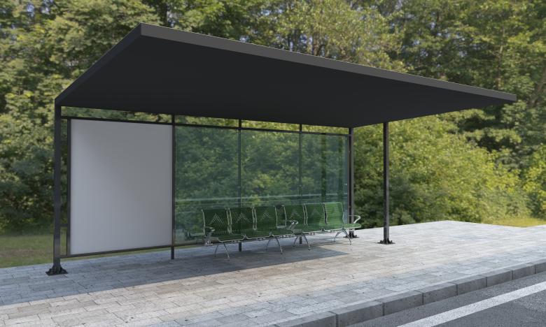 Free stock image of Mock-up for Bus-stop Posters created by Shahsoft Production