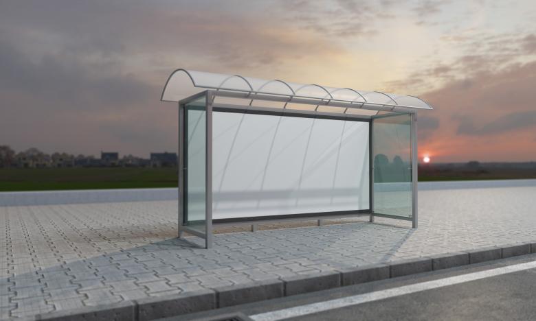 Free stock image of Blank Billboard at Bus Stop created by Shahsoft Production