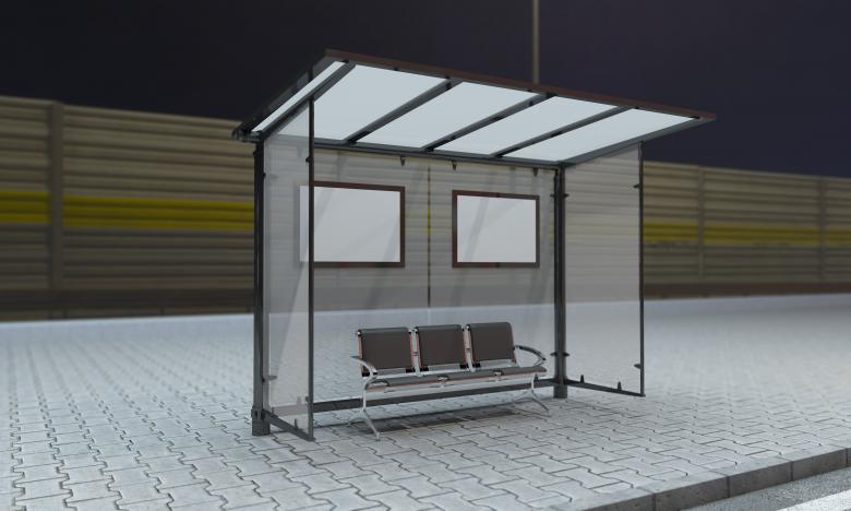 Free stock image of Mockup of Bus Stop created by Shahsoft Production
