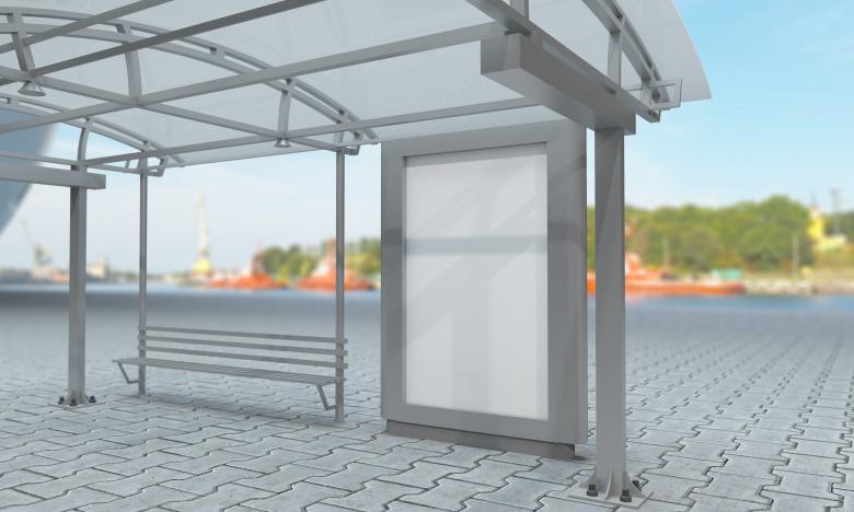 Free stock image of Bus stop billboard ad sign mockup created by Shahsoft Production