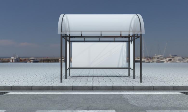 Free stock image of Bus Stop Billboard Mockup created by Shahsoft Production