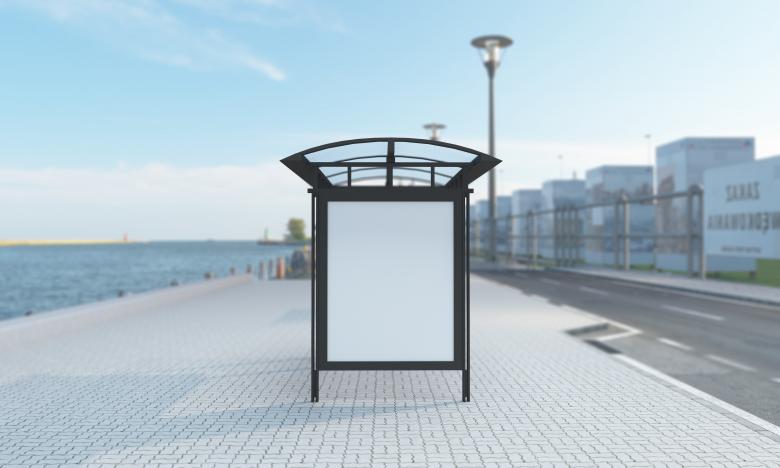 Free stock image of Public Bus Stop - Poster Mockup created by Shahsoft Production