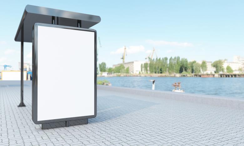Free stock image of Bus Stop Banner Mockup created by Shahsoft Production