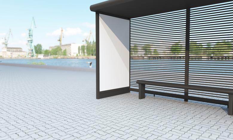 Free stock image of Modern Bus Stop - Advertising Mockup created by Shahsoft Production