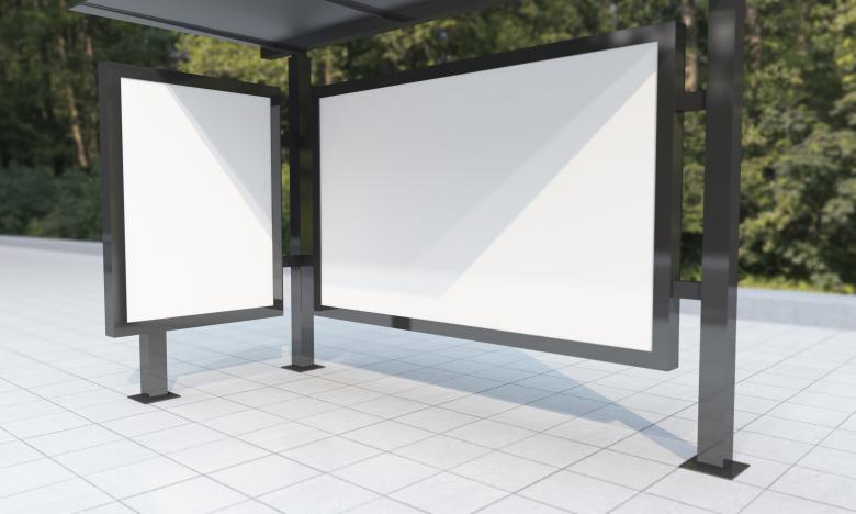 Free stock image of Bus Stop Billboard Mockup created by Shahsoft Production