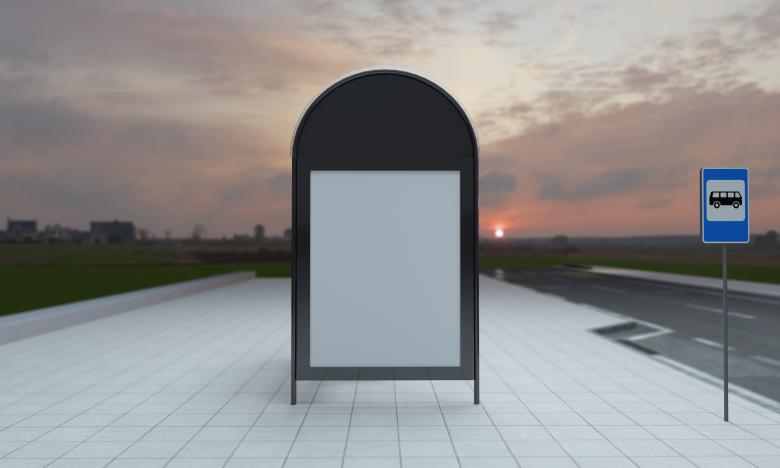 Free stock image of Bus Shelter Side Mockup created by Shahsoft Production