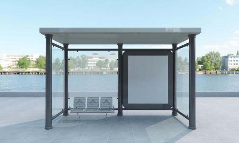 Free stock image of Bus Stop Shelter Mockup created by Shahsoft Production
