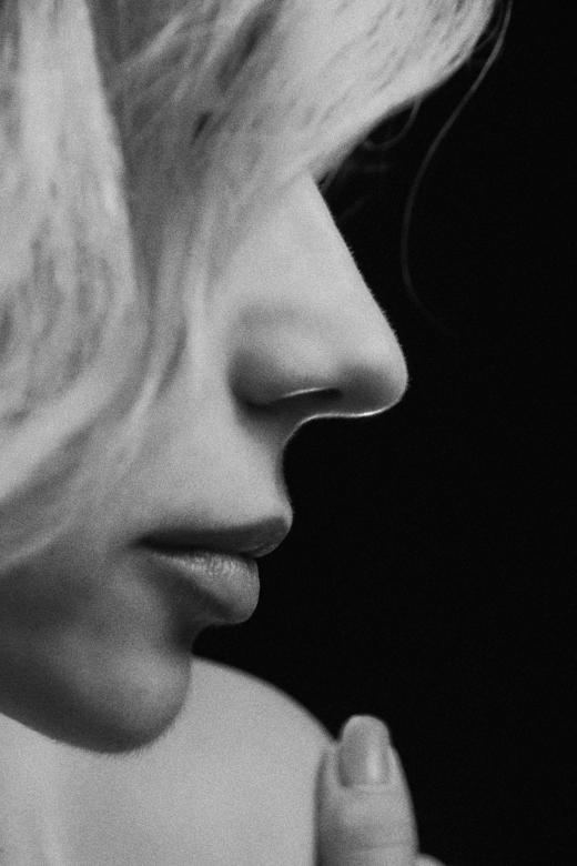Free stock image of Girl Profile - Blond - Monochrome created by Alexander Krivitskiy