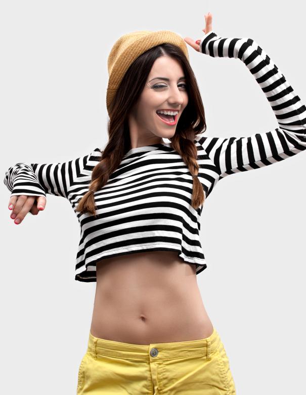 Free stock image of Happy Girl with Hat created by Alexander Krivitskiy